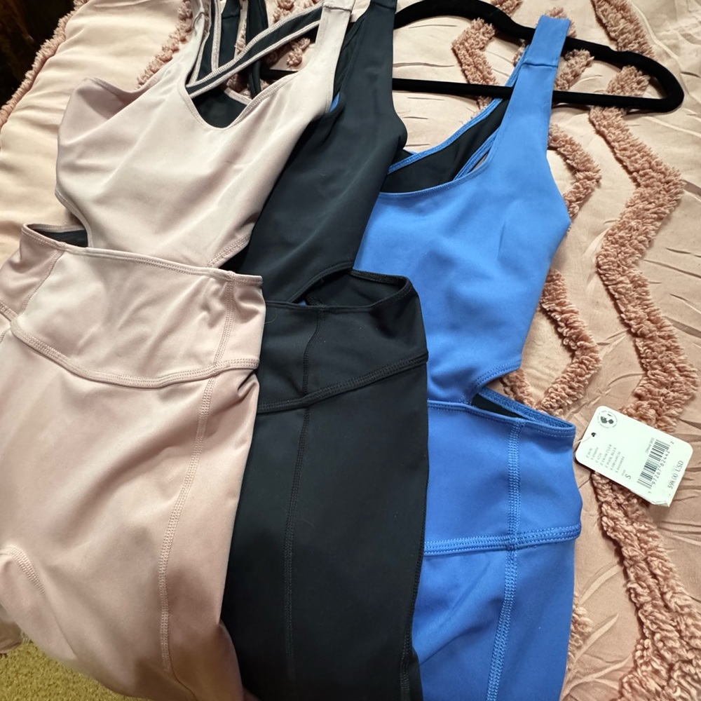 Back it up jumpsuit bundle onsie free people movement